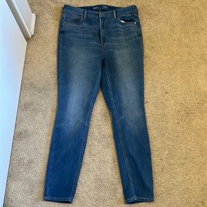Higher high waisted rockstar 24/7 sculpt super skinny jeans